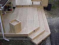 Custom Built-In Benches and Planter Boxes
