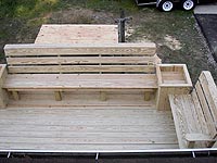 Custom Built In Planters and Benches